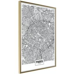 Arkiio Affisch Map of Paris [Poster] 20x30 Poster